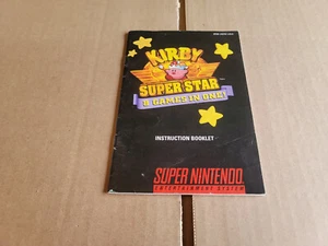 Kirby Super Star nur Original Anleitung - SNES Super Nintendo Instruction Booklet - Bild 1 von 12