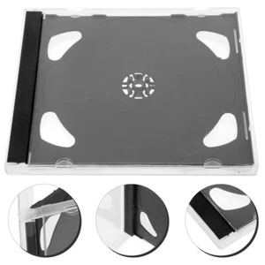 6 Pcs Scatola Del Disco CD in Plastica Custodie Organizzatore Archiviazione Dvd - Photo 1/12