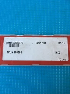 Ceratizit - 10 nuevas inserciones de giro de carburo TPUN 160304 CNC - Imagen 1 de 3
