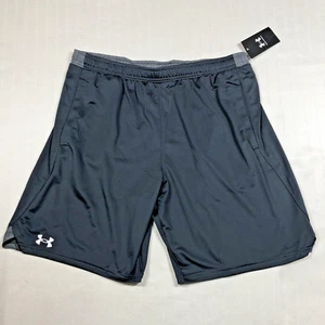 Under Armour Mens Shorts XL 9 inch inseam Steel Gray Loose Sports Workout Active - Picture 1 of 7