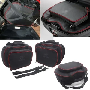 3PIC Side Top Case Saddlebag Luggage Bag For Ducati Multistrada V4 V4S 2021-2024 - Picture 1 of 11