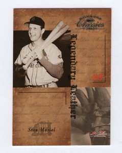 2004 (CARDINALS) Donruss Classics Legendary Leather #11 Stan Musial 094/100