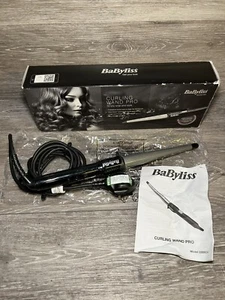 BaByliss Hair Curling Wand Pro Ceramic Conical Styler - Boxed & Instructions - Picture 1 of 10