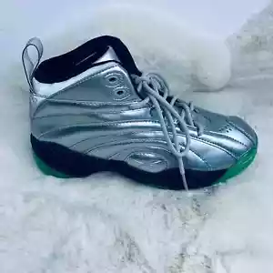 Reebok Shaqnosis OG Uomo d'Acciaio Argento Verde Glow Shaq V53477 Gioventù 4,5 - Foto 1 di 11