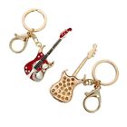 Modern Guitar Keychain Exquisite Key Rings Pendant Phone Chain Accessory Couple