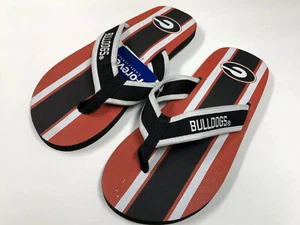 NCAA Unisex GEORGIA BULLDOGS Mens Flip Flops  - Picture 1 of 7