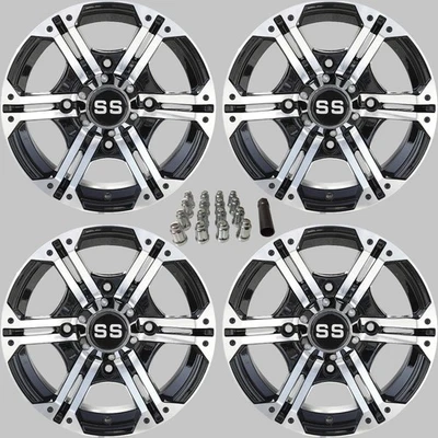 POLARIS RZR 900 14" VIPER M/B ATV / UTV ALUMINUM WHEELS (SET 4) POL10K - Image 1 of 4