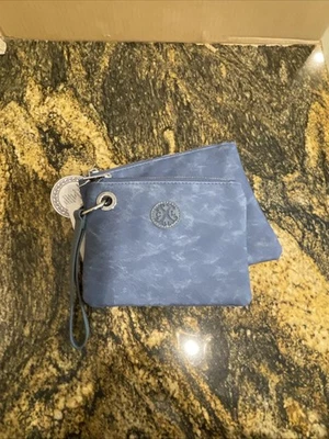 Muñequera CXL by Christian Lacroix Luca 2 en 1 bolsa delgada para mujer denim ligero Foto 1 de 4