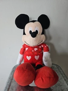 Disney Mickey Mouse Plush Hearts - Picture 1 of 3