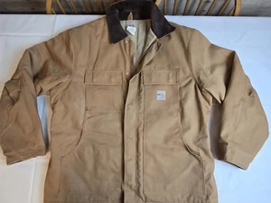 Carhartt Jacket Mens Extra Large Brown FR Flame Resistant Quilt Lined Canvas - Picture 1 of 14