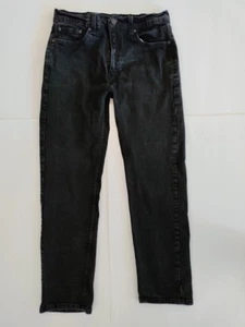 Levis 505 Mens 33x30 Black Waterless Regular Straight Jeans - Picture 1 of 15