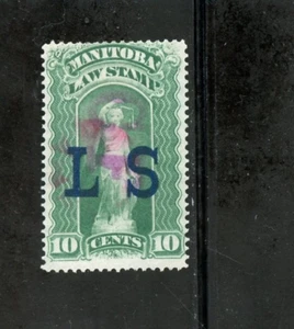 LOT 28906 USED ML57 MANITOBA LAW STAMP CANADA - Picture 1 of 2