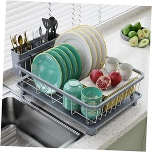 Dish Drying Rack - Space-Saving Dish Rack,Dish Racks for Kitchen Counter with - Picture 1 of 7