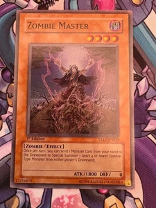 Zombie Master TAEV-EN039 SUPER RARE 1ST EDITION YuGiOh Card - Picture 1 of 2