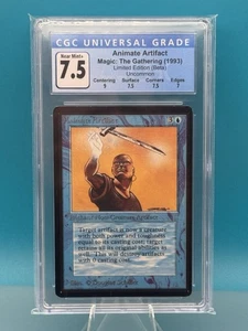 MTG Animate Artifact Limited Edition Beta Uncommon CGC 7.5 - Picture 1 of 2