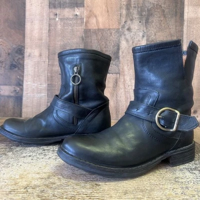 Botas al tobillo negras con cremallera lateral Fiorentini Baker para mujer EUR 35 US 5 Foto 1 de 4