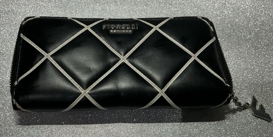 Fiorelli Women’s Purse Black Check Pattern - Image 1 of 4