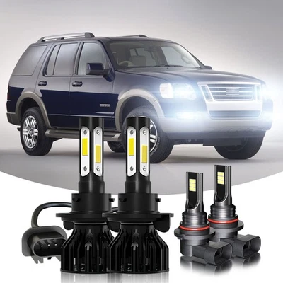 Combo de faros antiniebla LED para Ford Explorer Sport Trac 2007-2010 9008 Foto 1 de 4
