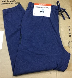 Pair Of Thieves Navy Sleep Lounge Pants Sweatpants Mens BB5 - Picture 1 of 4