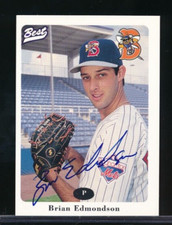 1996 Best Binghamton Mets Brian Edmondson #6 signed auto autograph swsw6