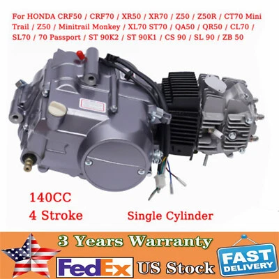 140cc 4 Stroke Racing Complete Engine Motor Kit For Pit Dirt Bike Honda CRF50 - Image 1 of 4