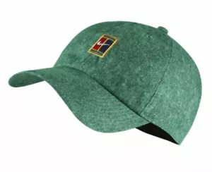 Nike Court Tennis Hat Aerobill Heritage 86 Cap - Green, Light Green AV6965-319 - Picture 1 of 8