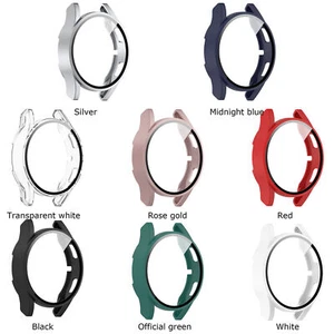For Samsung Galaxy Watch 4 40/44mm PC Glass Screen Protector Case Watch Cover - Picture 1 of 28