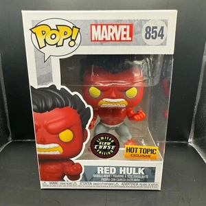 Funko Pop! Vinyl: Marvel - Red Hulk (Chase) (Glows in the Dark) (Red) - Hot... - Picture 1 of 6