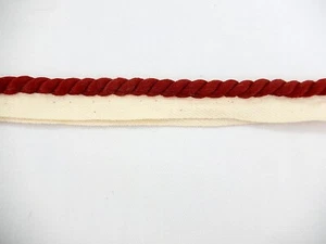 Gebraucht - Vorinstalliertes 1/4" Purpurrot Drehkabel mit Lippe.  5 Stk.  19+Yds. T-223 - Bild 1 von 6