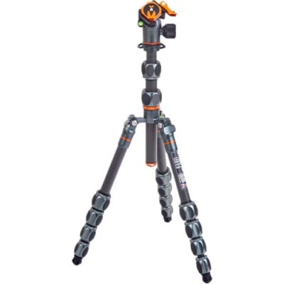 3 Legged Thing Leo 2.0 Tripod Kit with AirHed Pro Lever Ball Head (Gray) #20481 - Image 1 of 4