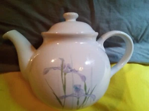 Corelle SHADOW IRIS Teapot & Lid Corelle Corning EX condition - Picture 1 of 6