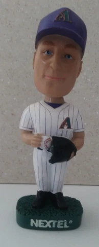 Curt Schilling 2002 SGA Diamondbacks bobblehead with scratch off winner card Cover