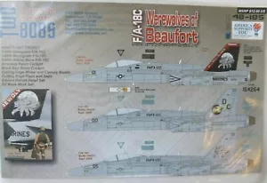 Two Bobs Decals 1/48 F/A-18C "Werewolves of Beaufort VMFA-122" #48-185 OOP/HTF - Bild 1 von 5