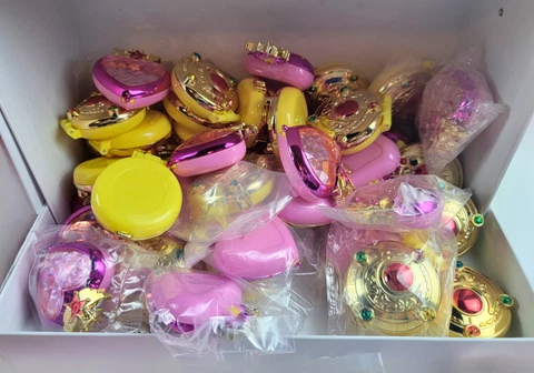 45 pc Lot Sailor Moon Mirror Locket Compact Gashapon Gacha Japan Cover