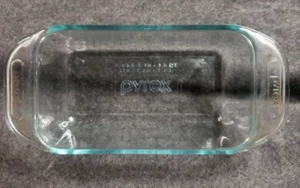 Vintage Pyrex Laibform Backform LOAF Form Blue Sapphire Tint # 2213 (C4B4) - Bild 1 von 10