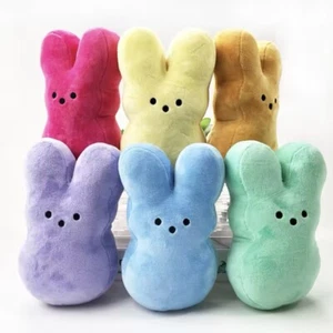 "Regalo de Pascua 6"" Peluche Peeps Conejo de Pascua Juguete Suave Peluche Conejo Animal Muñeca Niños" - Imagen 1 de 14