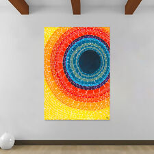 The Eclipse Abstract Wall Art by Alma Thomas 1970 - Canvas Rolled Wall Art Print