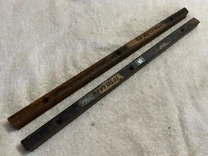 Alfa Romeo 105 GT/GTV B PILLAR VERTICAL STEEL PLATES, L+R, NEW OLD STOCK - Imagen 1 de 6