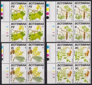 F-EX58794 BOTSWANA MNH 1990 FIORE DI NATALE ORCHIDEA ORQUIDEE FIORI BLOCCO 4. - Foto 1 di 2