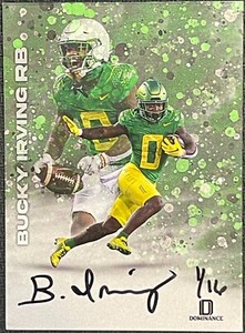 Bucky Irving Signed Custom Trading Card - Oregon Ducks