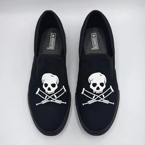 Converse All Star Jackass Low Top Black Slip Ons Shoes Men's Size US 13 - Picture 1 of 7