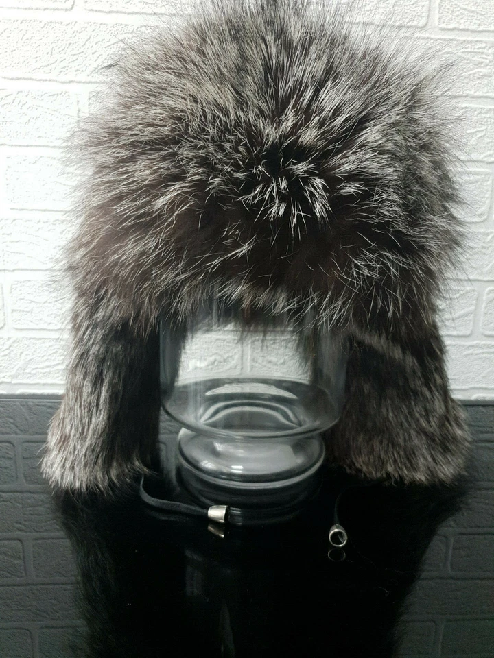 Rusiian чернобурка шапка шапка ушанка - Изображение 1 из 4