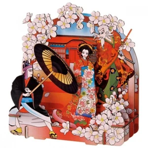 3D puzzle Paper Craft - Shadowbox Kabuki - Made In Japan - Picture 1 of 8