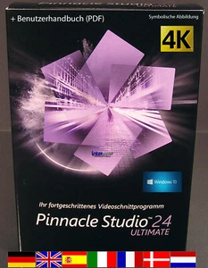 Pinnacle Studio 24 Ultimate Vollversion 4K Videosoftware + Handbuch Download NEU - Bild 1 von 10