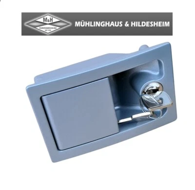 Türschloss Schloss Außenteil Vollpoly ALU Pferdeanhänger Böckmann Humbaur Thiel - Bild 1 von 3