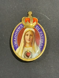 Antique religious medals "VIRGEN DE FATIMA" (5 X 3 CM) - Picture 1 of 2