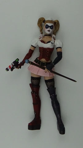 DC Direct Harley Quinn Arkham Asylum Series 1 Loose 6.5" Action Figure #716 Cover