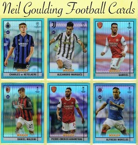 Topps UEFA Club Competitions 2020-21 ☆ MERLIN CHROME - AQUA PRISM ☆ Cards