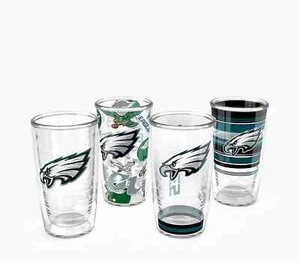 PHILADELPHIA EAGLES, 4/PACK, 16oz, VERPACKTES GESCHENKSET VON TERVIS - Bild 1 von 5