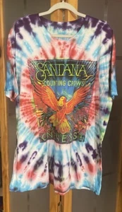 Santana Counting Crows 2024 concert T-shirt new 2XL Tie-Dye - Picture 1 of 4